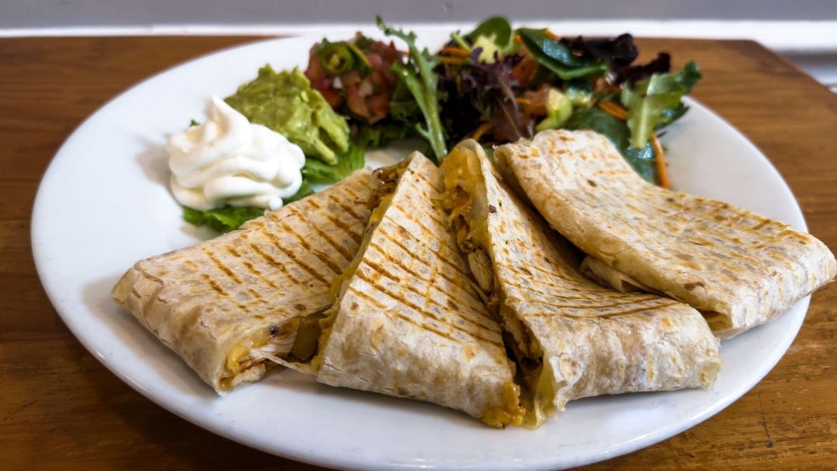 Chicken Quesadilla.