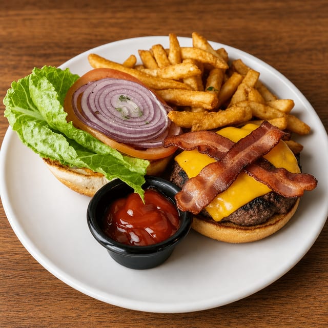 La Tazita Bacon Burger (6 Oz).