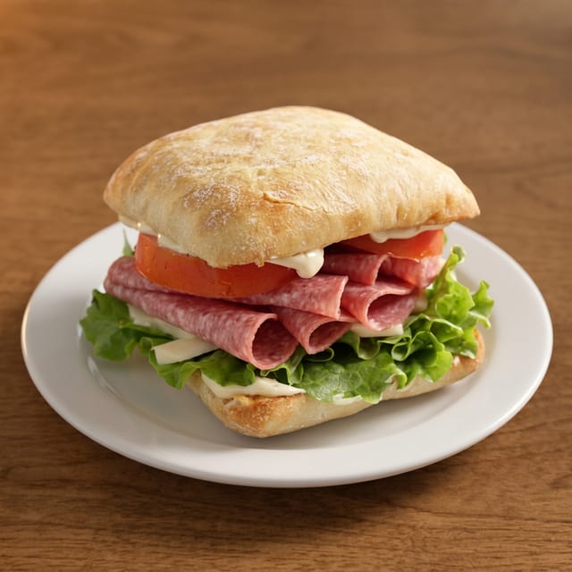 Salami Sandwich.