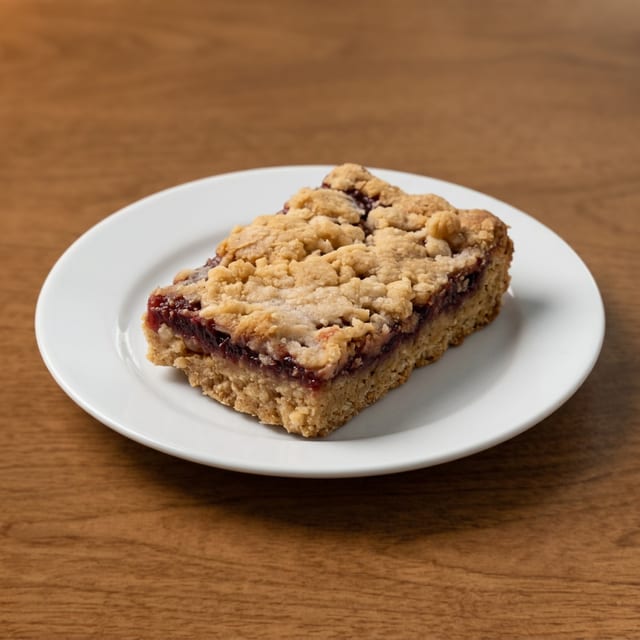 Raspberry Oat Square Bars.