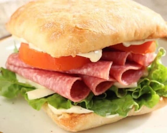 Salami Sandwich.